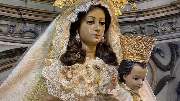 Nuestra Señora del Socorro, en el camarín de su ermita