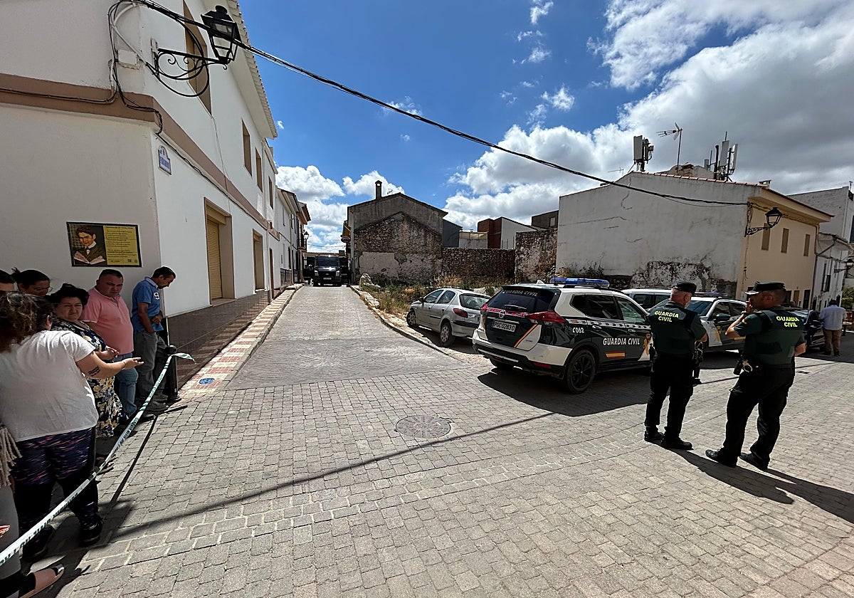 Imagen tomada este sábado en Zafarraya tres este nuevo caso de violencia machista