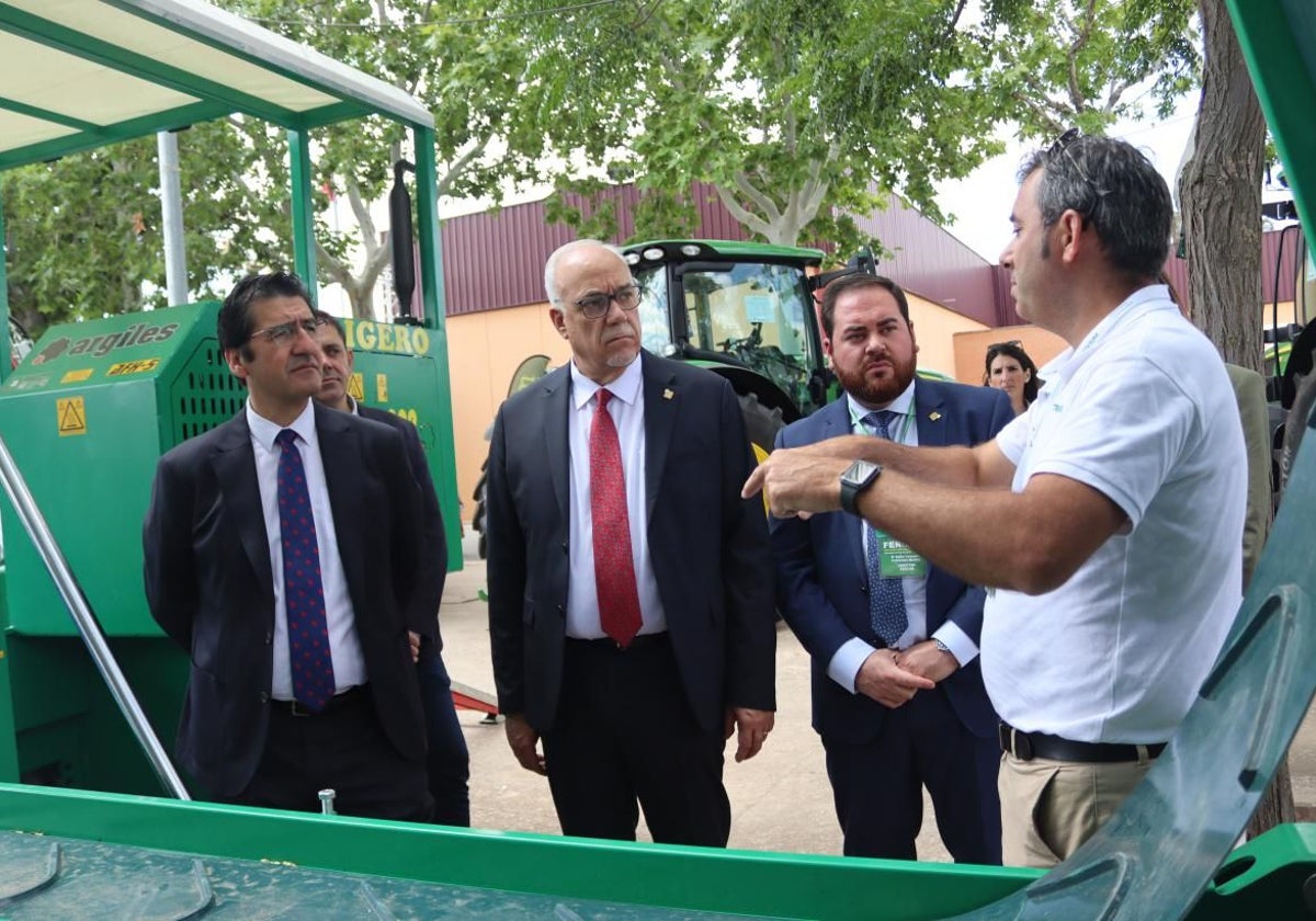 Caballero y Nieva durante la clausura de Fercam 2024