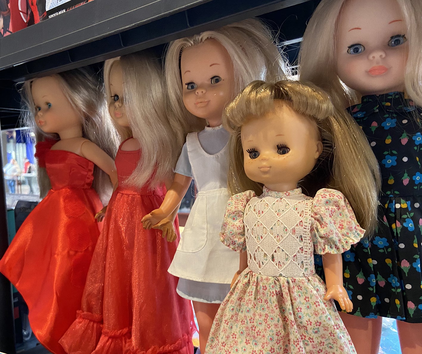 Algunas de las Nancys que se expondrán en 'Retroland Vintage Toys'