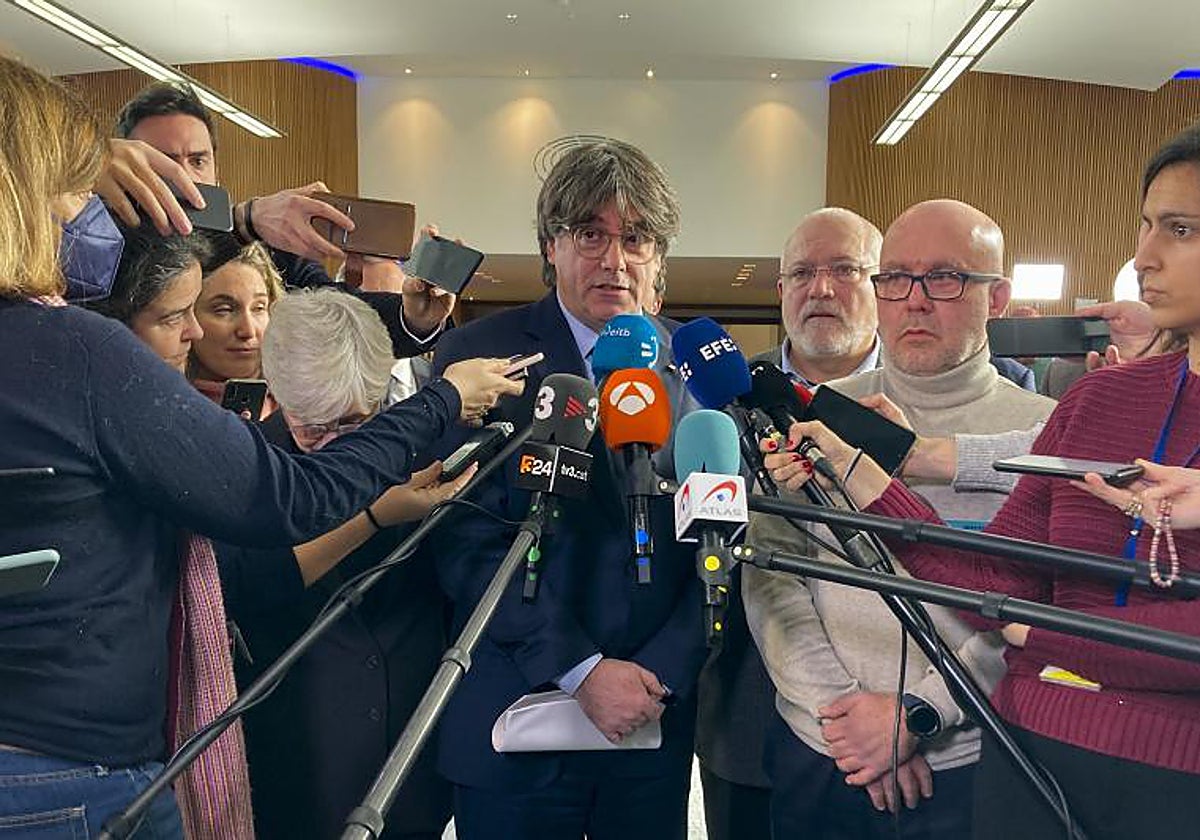 Puigdemont y Boye, en una comparecencia reciente