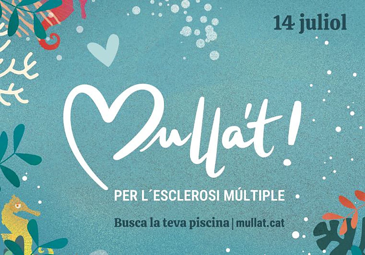 El «Mulla&#039;t per l&#039;Esclerosi Múltiple» se celebrará en más de 500 piscinas el próximo 14 de julio