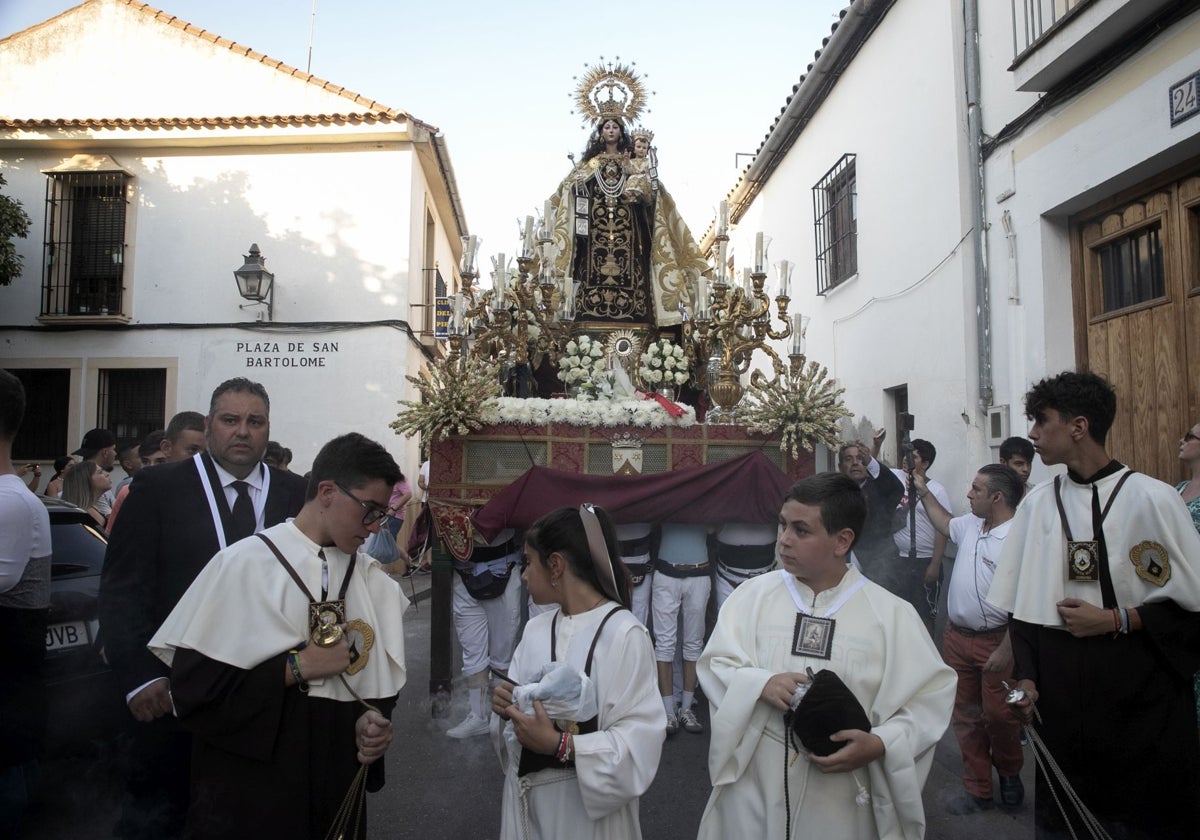 Procesión de la Virgen del Carmen de Puerta Nueva, en imagen de archivo