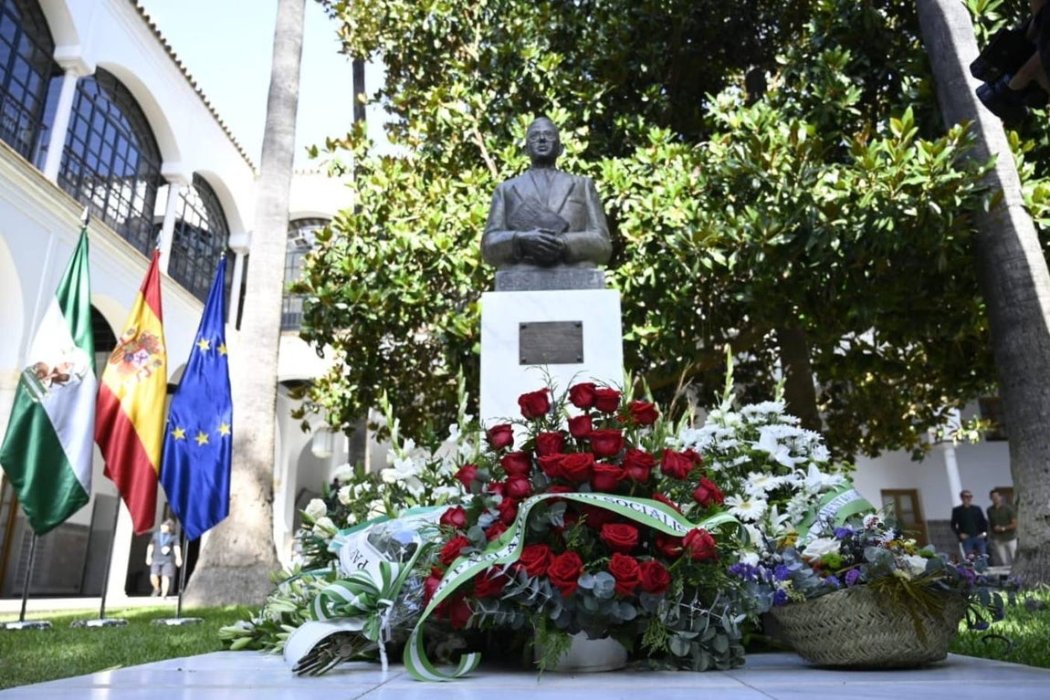 Homenaje del Parlamento Andaluz a Blas Infante en el 139 aniversario de su nacimiento
