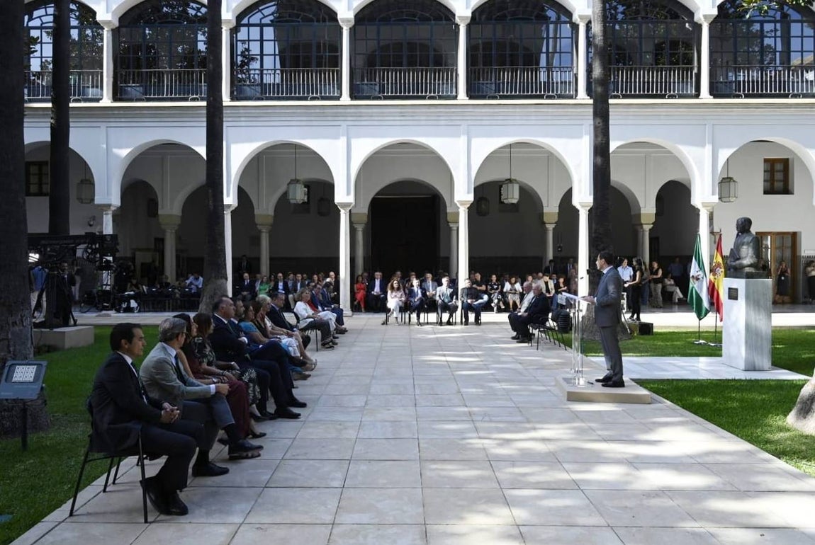 Homenaje del Parlamento Andaluz a Blas Infante en el 139 aniversario de su nacimiento