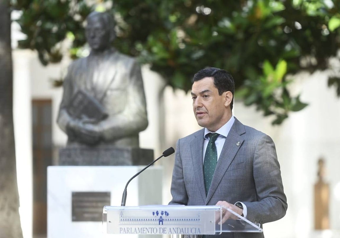 Homenaje del Parlamento Andaluz a Blas Infante en el 139 aniversario de su nacimiento