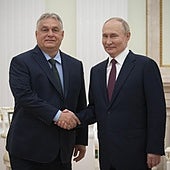 Vox deja el grupo de Meloni y se pasa al de Orbán el día que este visita a Putin