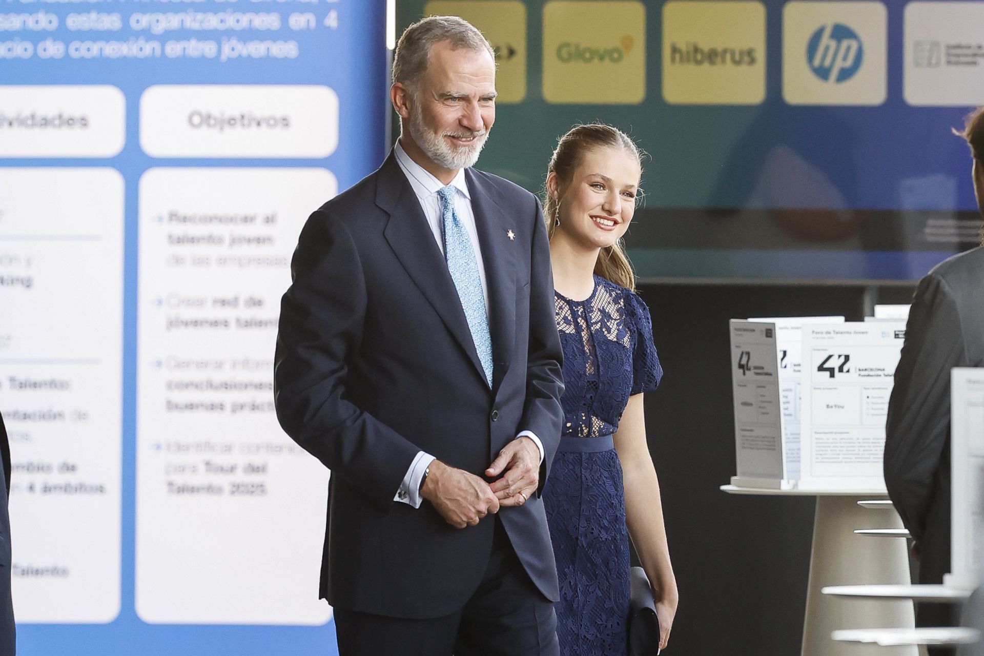 El Rey Felipe VI y la Princesa Leonor