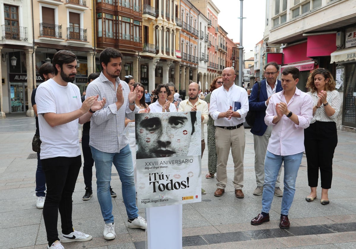 Homenaje en Palencia al joven político asesinado por ETA