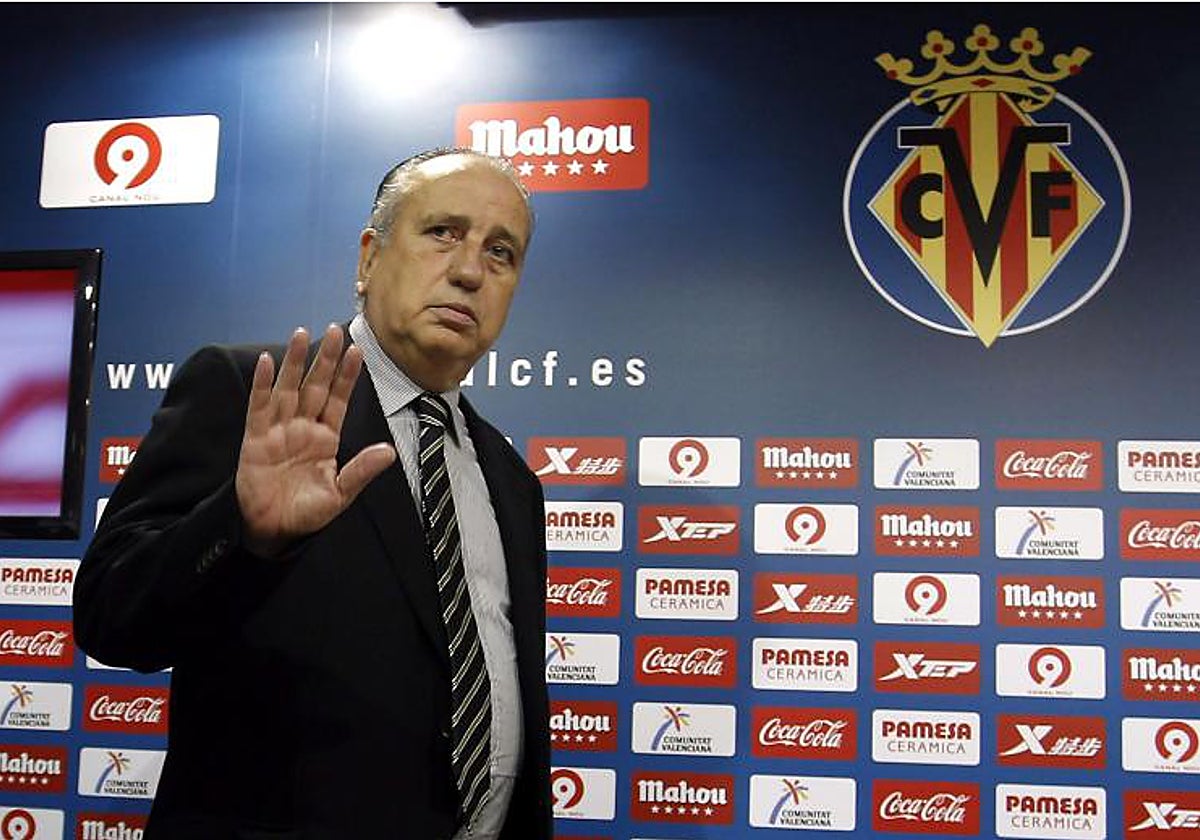 El presidente del Villarreal CF. Fernando Roig