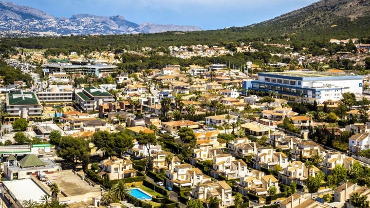 Urbanizaciones en la Marina Baja de Alicante