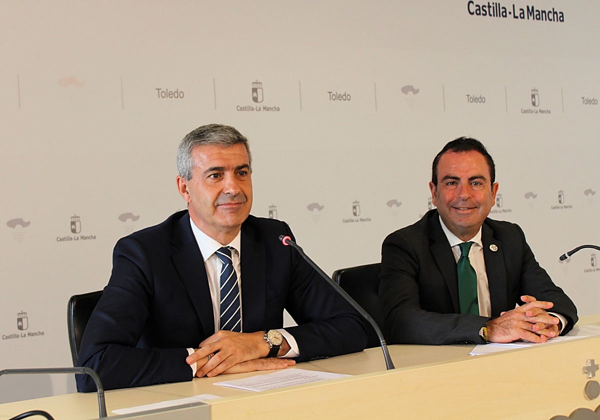 Álvaro Gutiérrez y José Gutiérrez, este jueves, durante la rueda de prensa