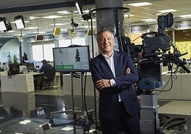 Roberto Brasero en los estudios de Atresmedia