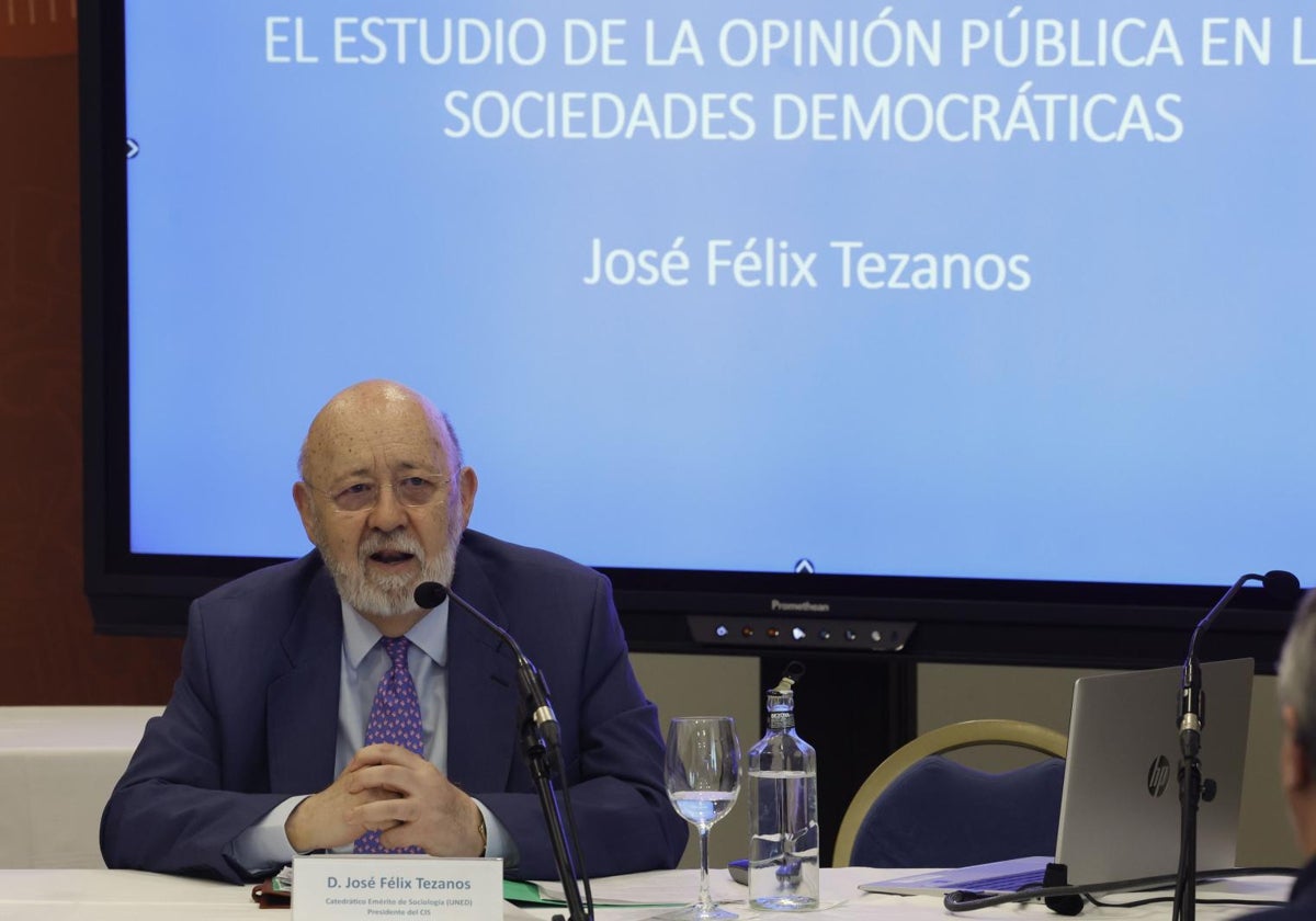 José Luis Tezanos, presidente del CIS