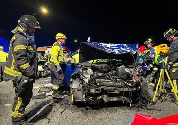 Un kamikaze conduce 5 kilómetros en sentido contrario por la M-40 hasta chocar contra otro turismo a la altura de Carabanchel