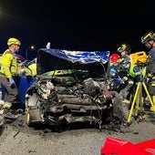 Un kamikaze conduce 5 kilómetros en sentido contrario por la M-40 hasta chocar contra otro turismo a la altura de Carabanchel