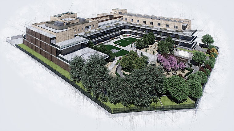 Recreación del proyecto del nuevo hospital de cuidados paliativos de Madrid