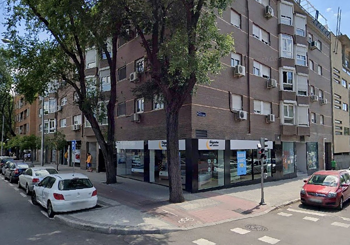 Lugar del suceso, cerca de la calle Hermanos García Noblejas (Ciudad Lineal)