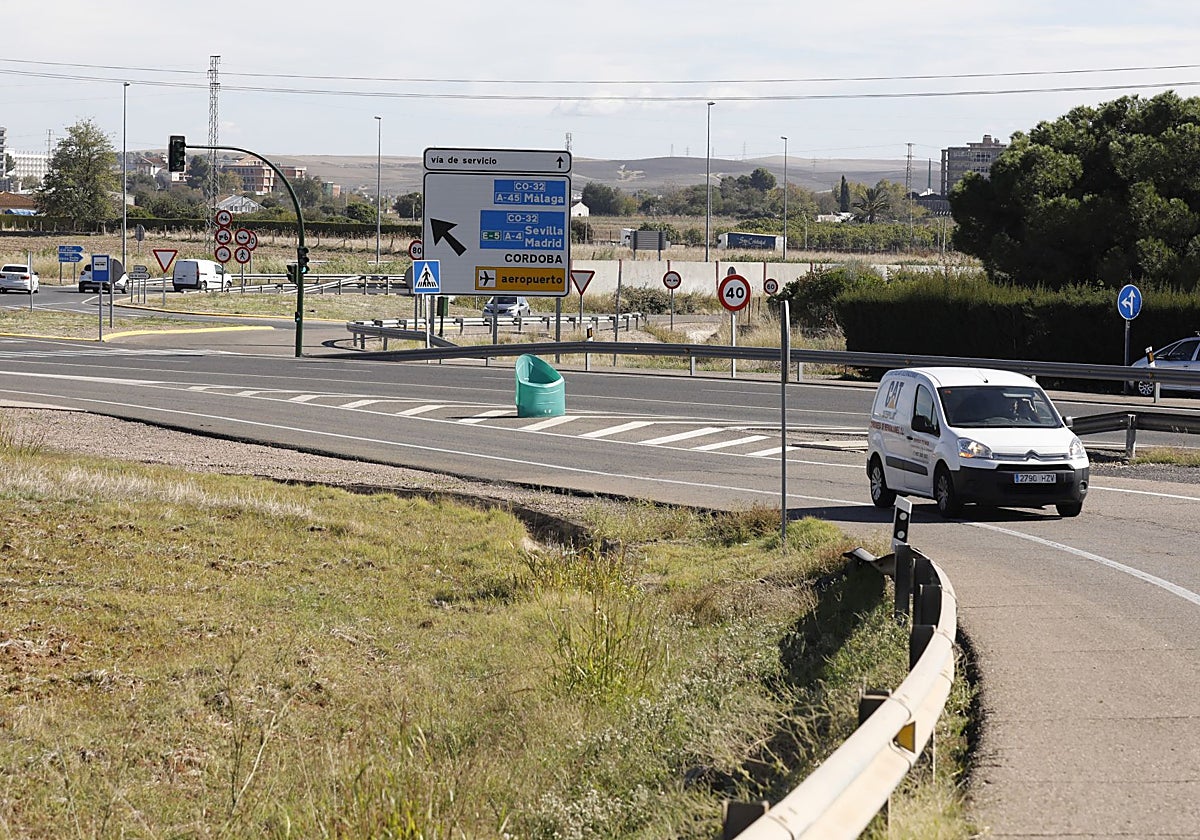Tramo de la Variante Oeste de Córdoba que ahora tendrá que continuarse
