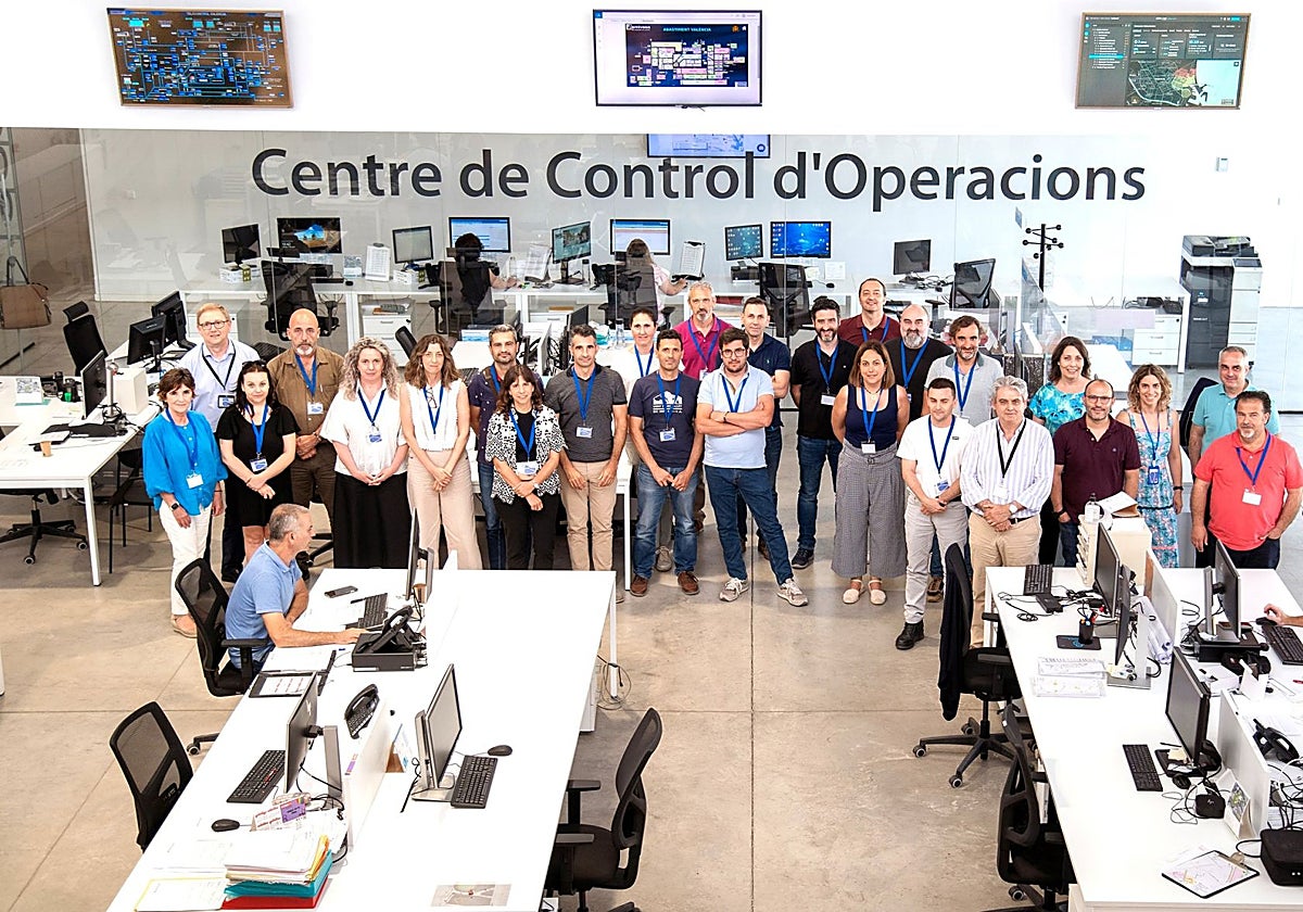 Imagen tomada durante la 1ª Edición de la Microcredencial Universitaria de Salud Pública y Epidemiología en la Gestión de Agua de consumo de la mano de Global Omnium y la Universidad de Valencia