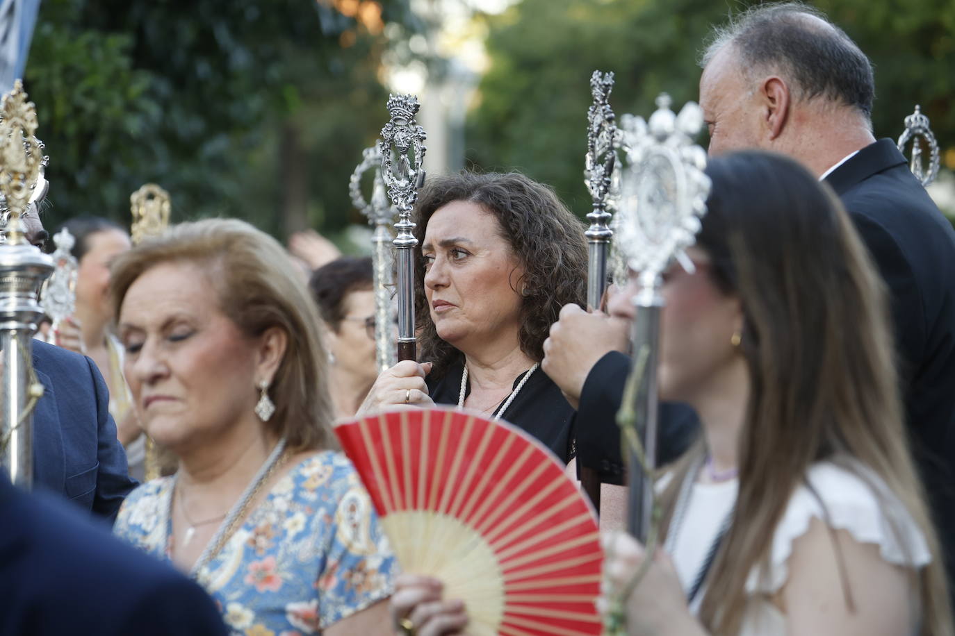 La elegante procesión del Carmen de Puerta Nueva en Córdoba, en imágenes