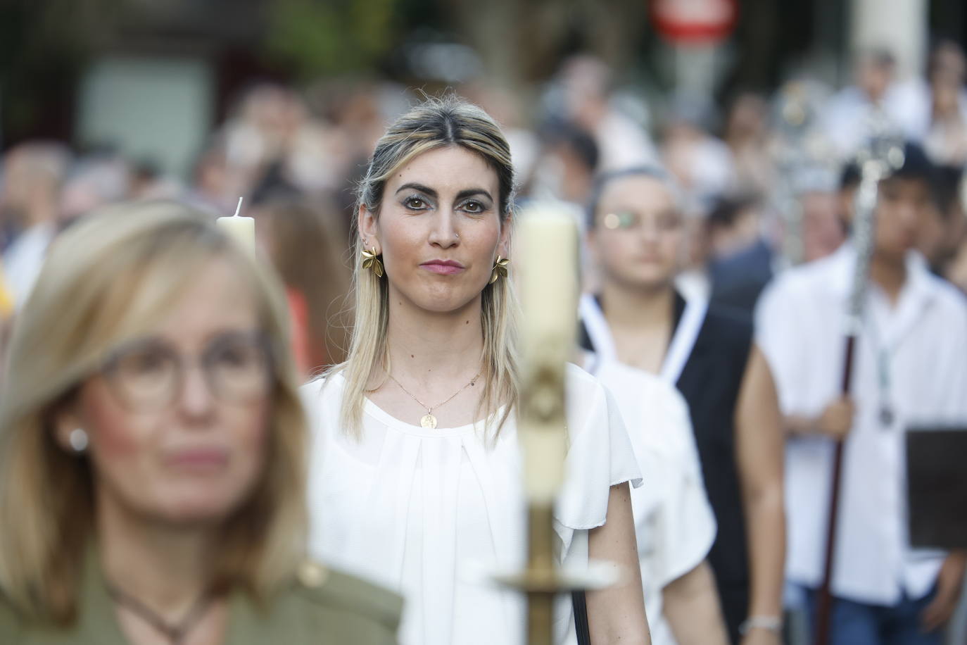 La elegante procesión del Carmen de Puerta Nueva en Córdoba, en imágenes