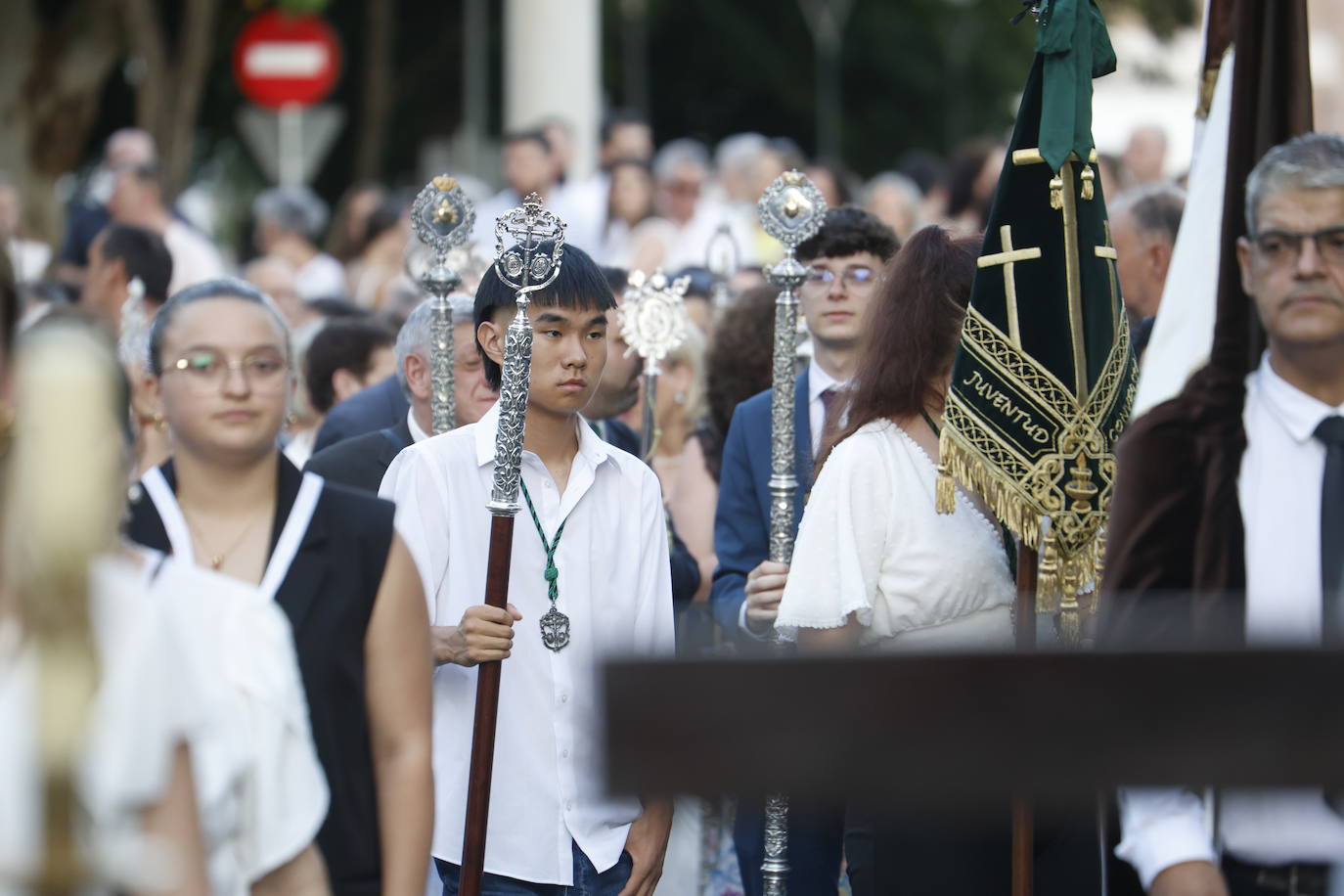 La elegante procesión del Carmen de Puerta Nueva en Córdoba, en imágenes