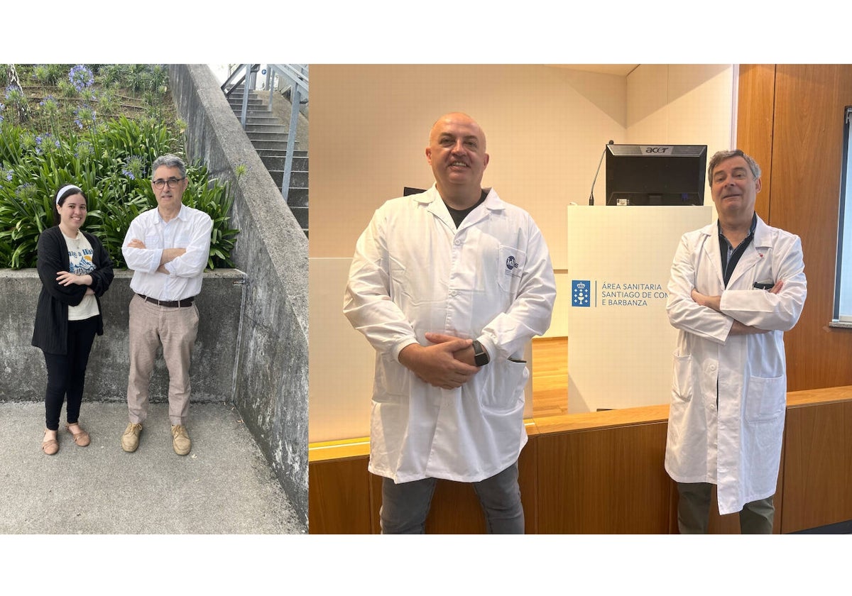El equipo investigador formado por Silvia Campanioni, César Veiga, Roberto Agís y José María Prieto
