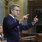 Feijóo señala a Sánchez tras su plan de medios: «El mayor bulo es usted»