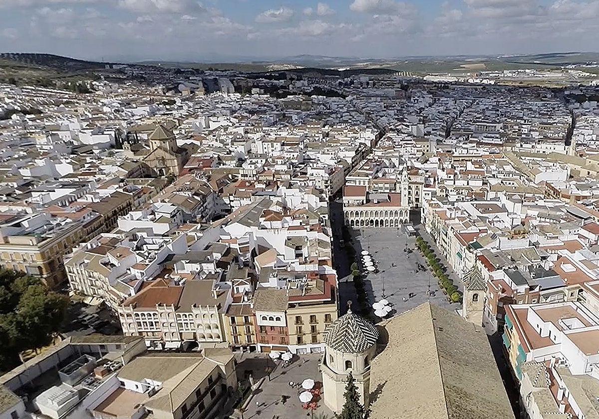 Vista aérea de Lucena