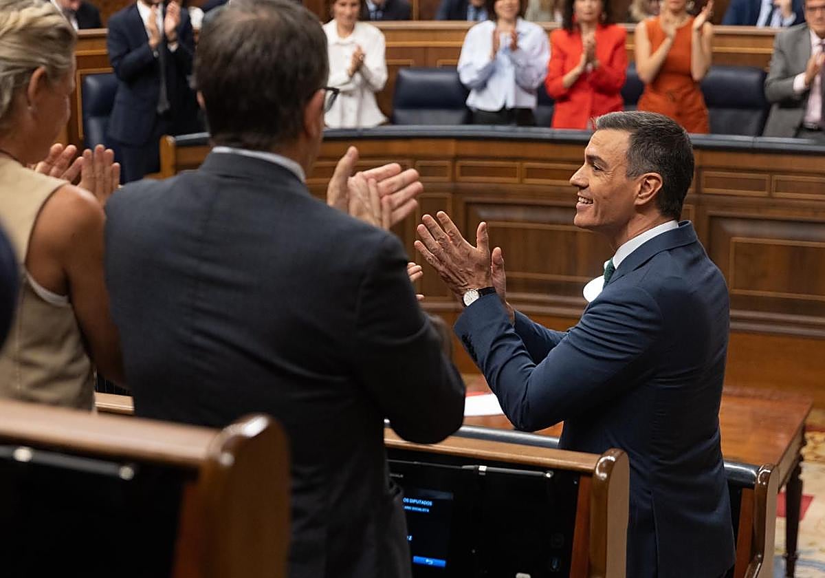 El presidente del Gobierno, Pedro Sánchez