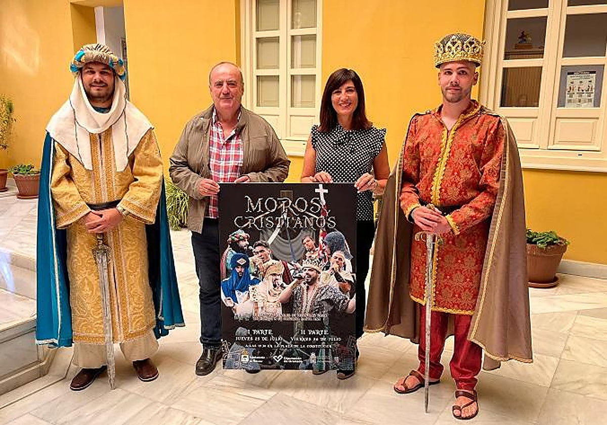 Cartel anunciador de la fiesta de Moros y Cristianos de Molvízar 2024