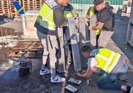 Intervenidos 220 kilos de cocaína introducidos a través del puerto de Algeciras entre fruta tropical