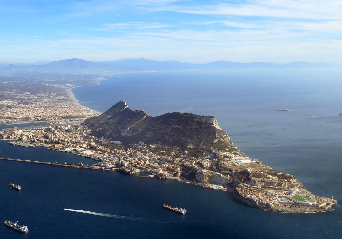 Panorámica del Peñón de Gibraltar