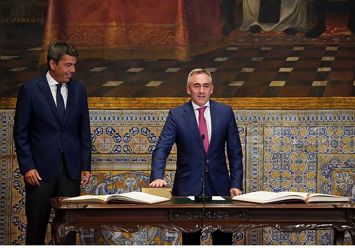 Carlos Mazón y Miguel Barrachina