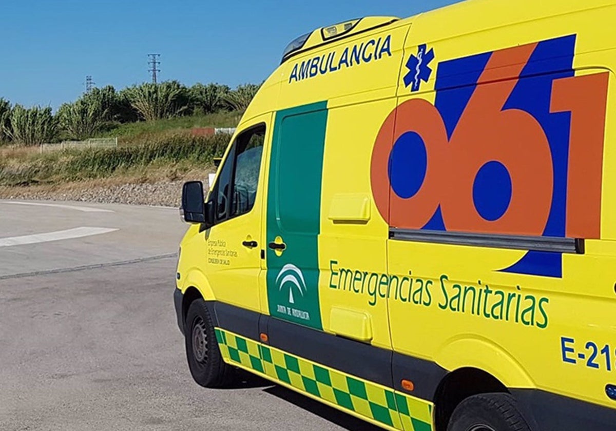 Imagen de una ambulancia del 061