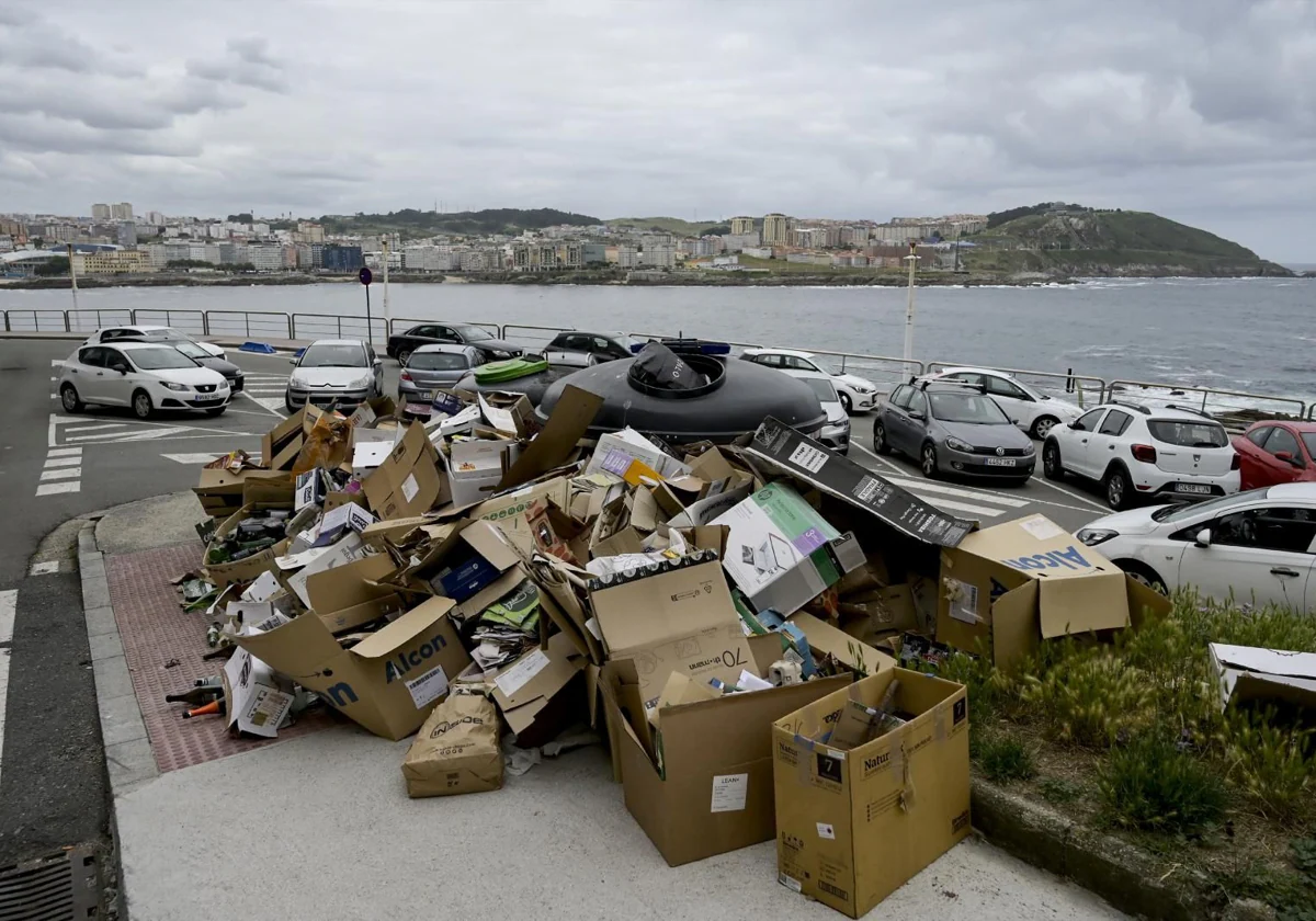 La Coruña, sede de toneladas de basura