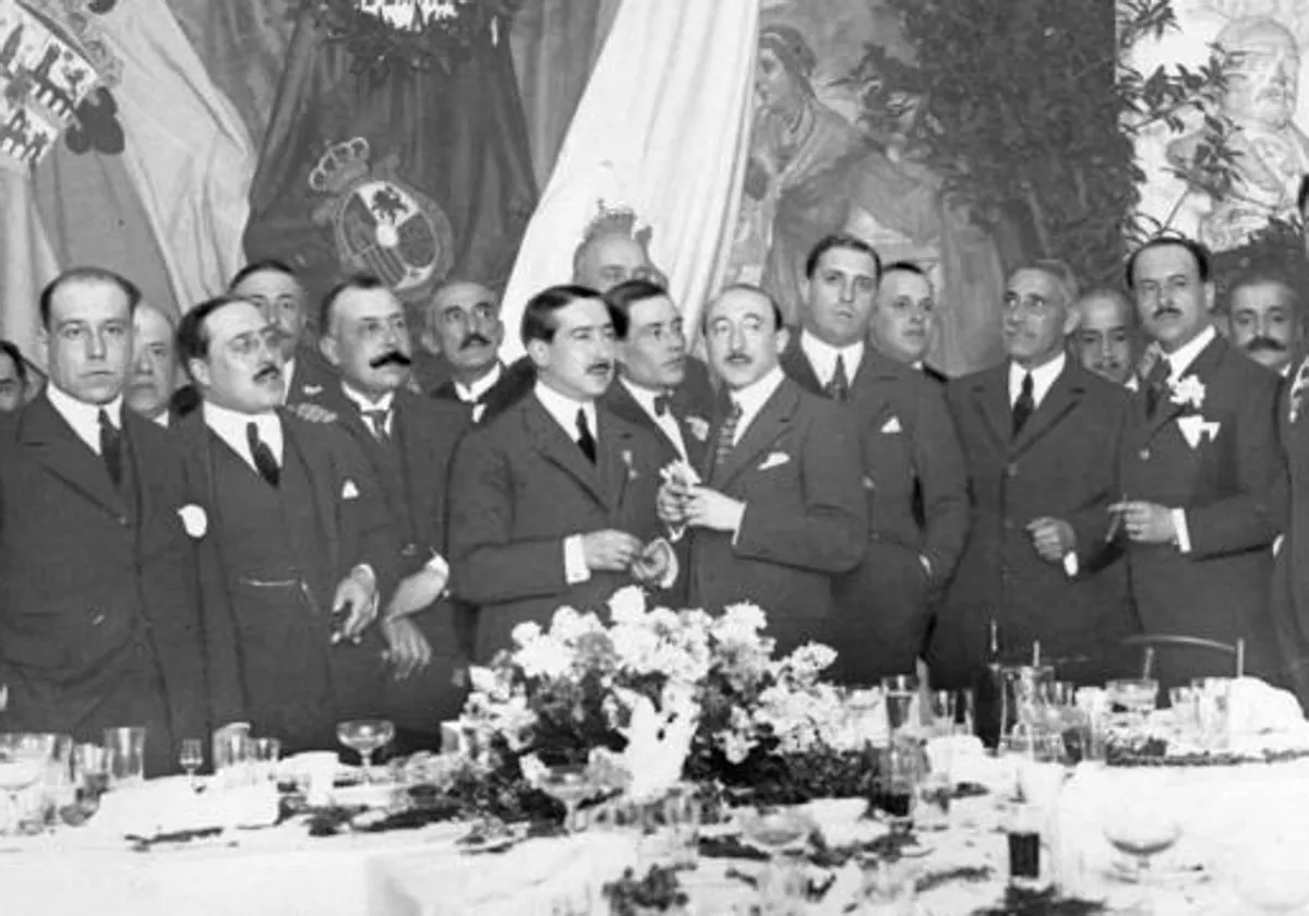 Banquete en homenaje a Francisco Camba en la Casa de Galicia