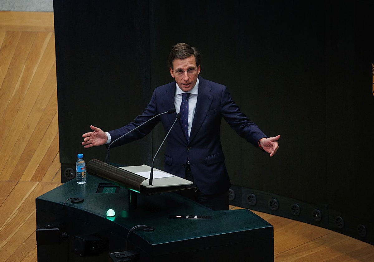 El alcalde de Madrid, José Luis Martínez-Almeida
