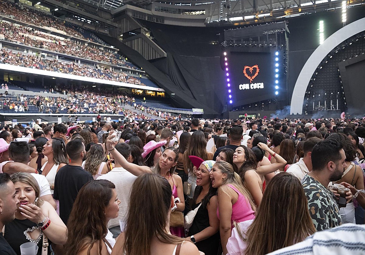 Concierto de Karol G en el Santiago Bernabéu