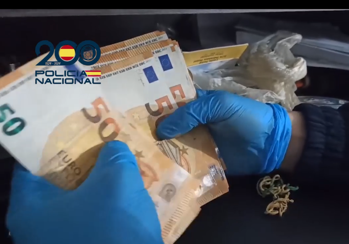 Imagen de una reciente operación contra el narcotráfico y el blanqueo de la Policía Nacional