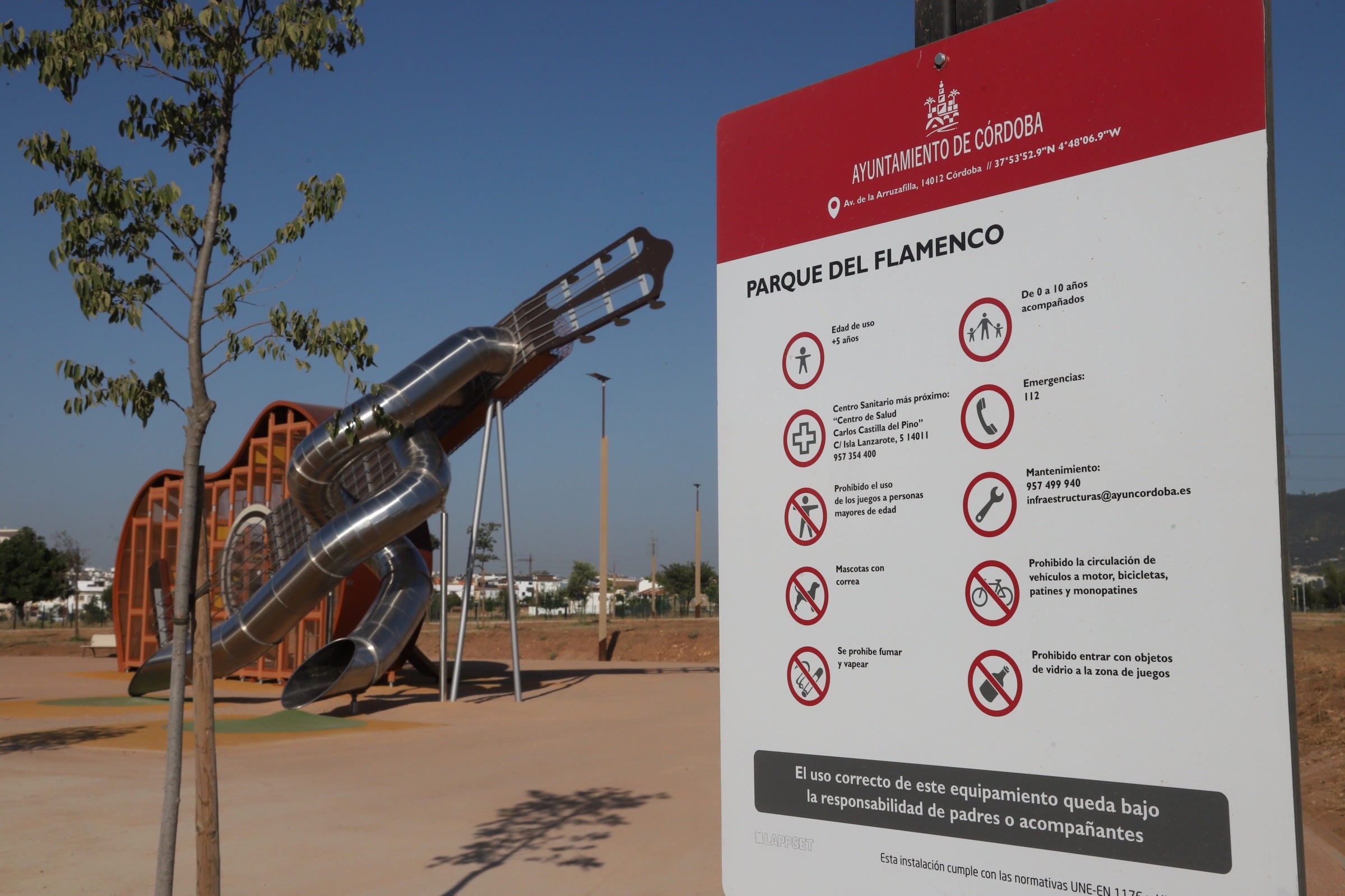 El estreno de otra parte del Parque del Flamenco de Córdoba, en imágenes