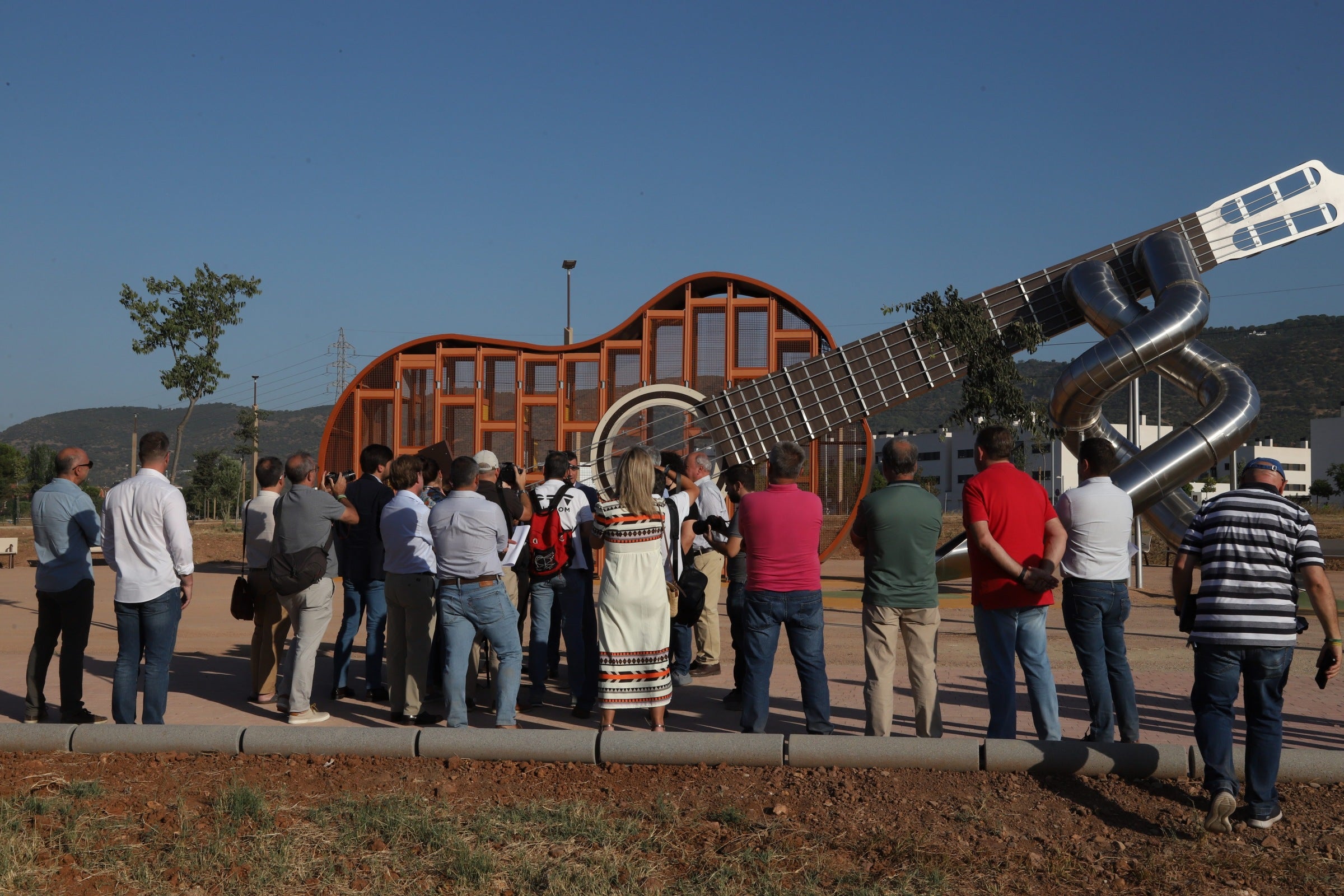 El estreno de otra parte del Parque del Flamenco de Córdoba, en imágenes
