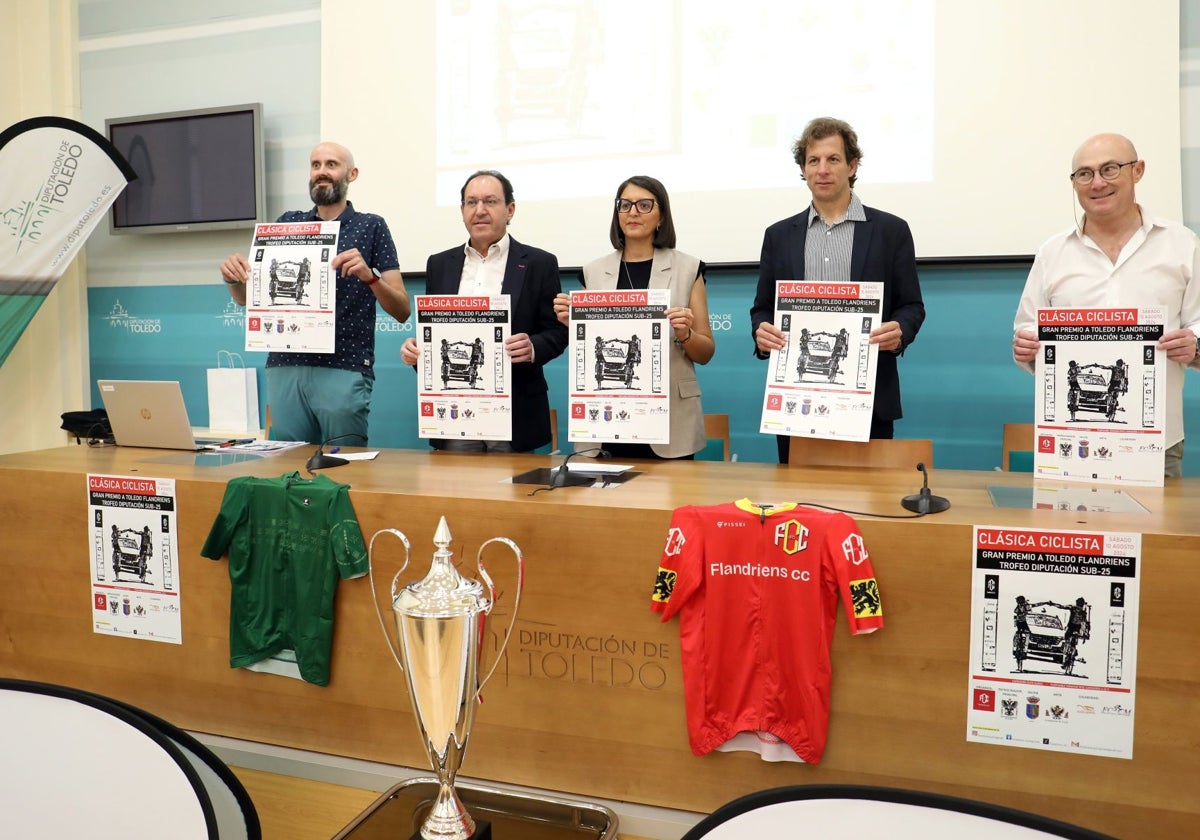 Un momento de la presentación de la prueba ciclista