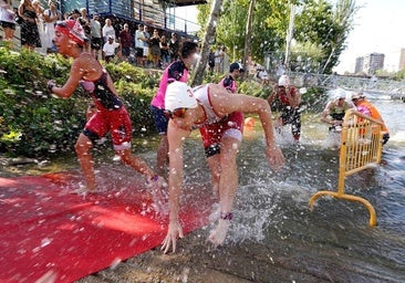 Marina Muñoz y Raúl Gómez se alzan con la victoria en la XXVI Edición del Triatlón Ciudad de Valladolid