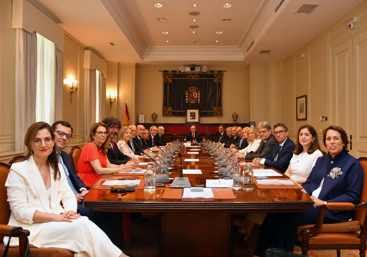 Los veinte vocales del recientemente renovado Consejo General del Poder Judicial