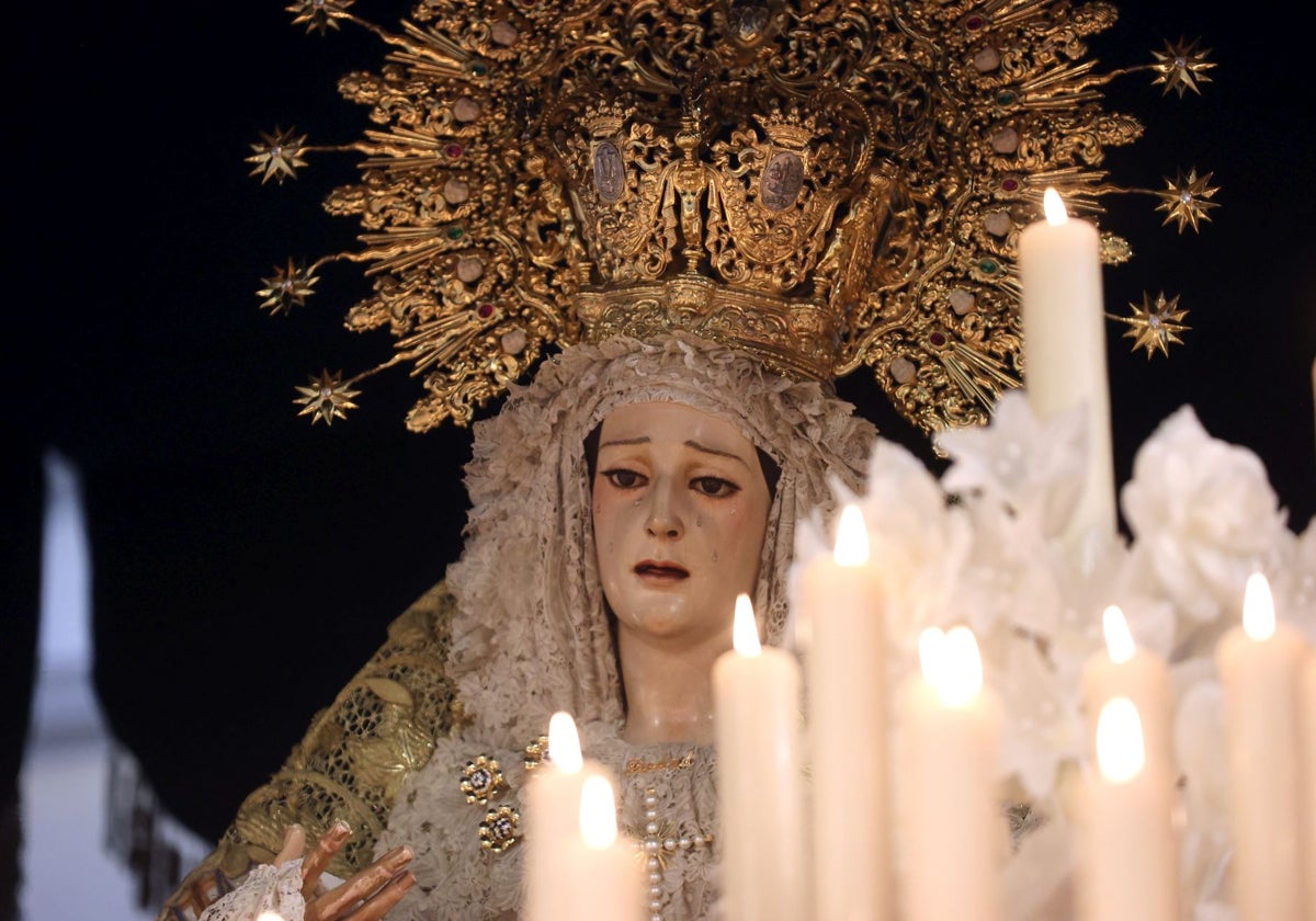 La Virgen de la Piedad, el pasado Martes Santo