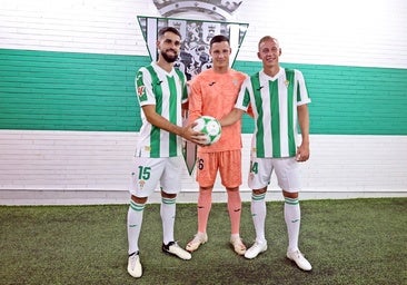Presentación múltiple del Córdoba CF: Xavi Sintes, Obolskii y Ramón Vila