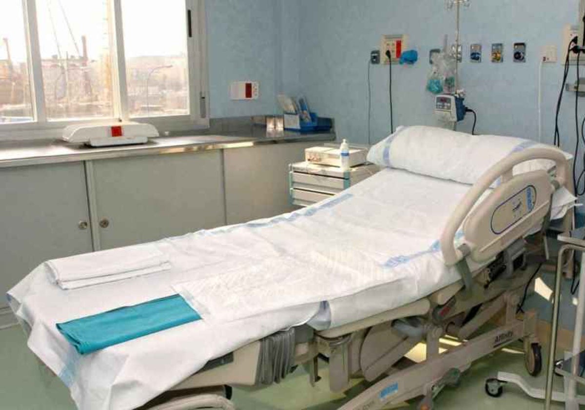 Una cama de hospital