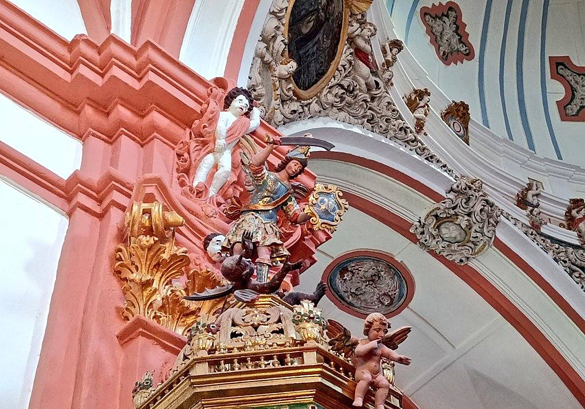 Detalle de uno de los 'angelotes'